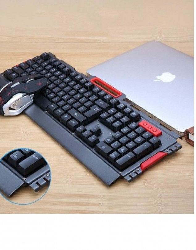 Polygold Pg-8016 Işıklı Oyuncu Klavye Mouse Seti Rgb