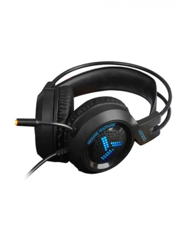 V2000 3.5 Mm Jack Mikrofonlu Kulak Üstü Oyuncu Kulaklığı