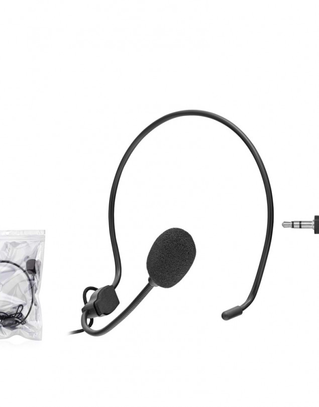 HADRON HD572 SEKRETER MİKROFON PC AUX 3.5MM 2 BOĞUMLU 1MT