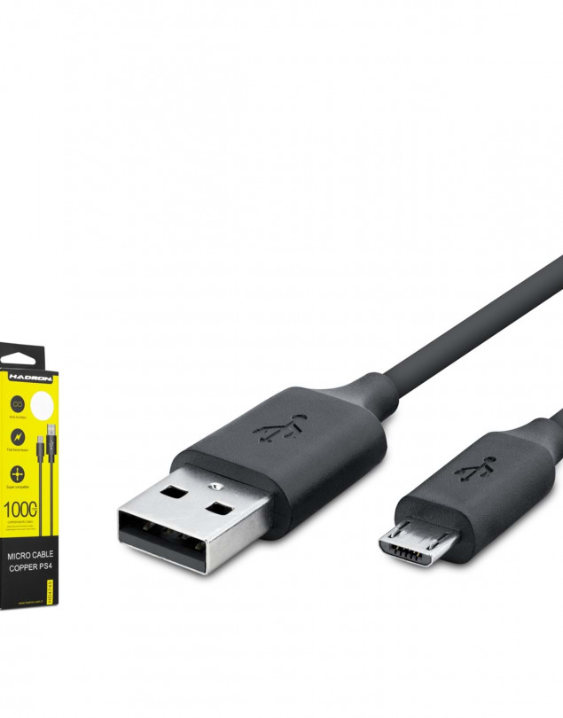 HADRON HDX7543(4745) KABLO USB MICRO PS4 ŞARJ KABLOSU 1MT