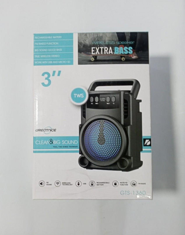 GTS 1360 Wireless Bluetooth Speaker Hoparlör