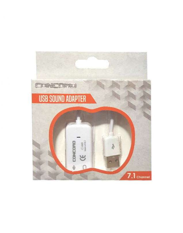 7.1 CHANNEL USB SES KARTI SOUND CARD