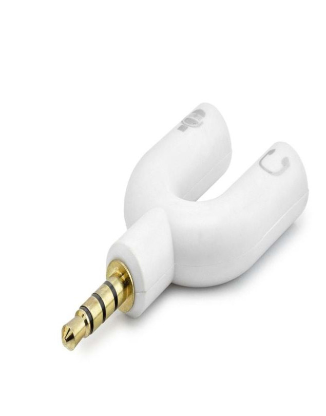 KULAKLIK MİKROFON AYIRICI ADAPTÖR AUX MİKROFON KULAKLIK M/F2 KUTULU 2 DİŞİ 1 ERKEK