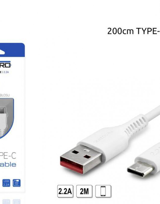 SUBZERO CL48 2.2 AMPER TYPE-C ŞARJ KABLO 2 METRE 200 cm