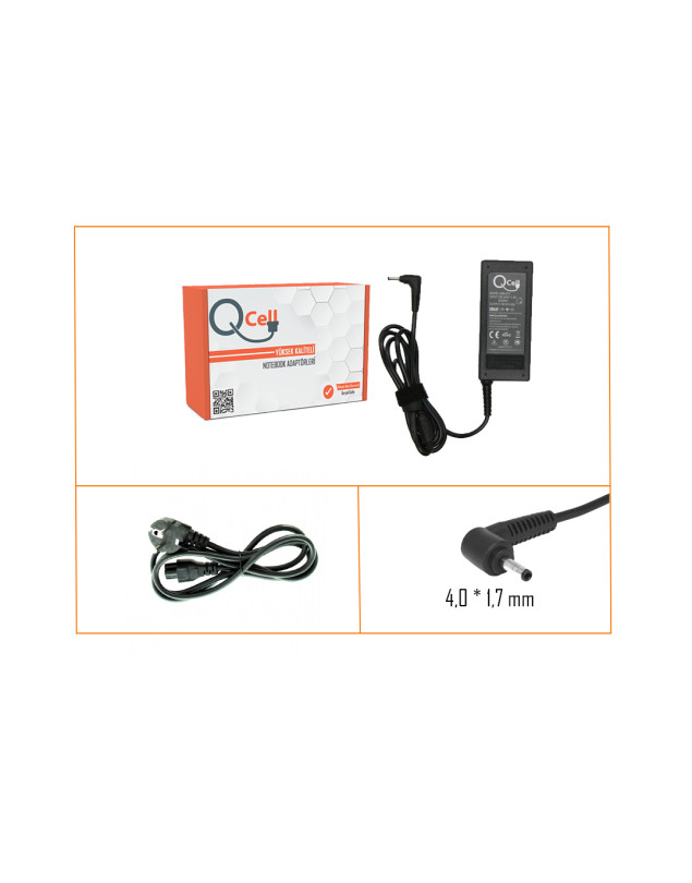 YENİ NESİL LENOVO 19V 3.42A 4.0*1.7 NOTEBOOK ADAPTÖR QCELL
