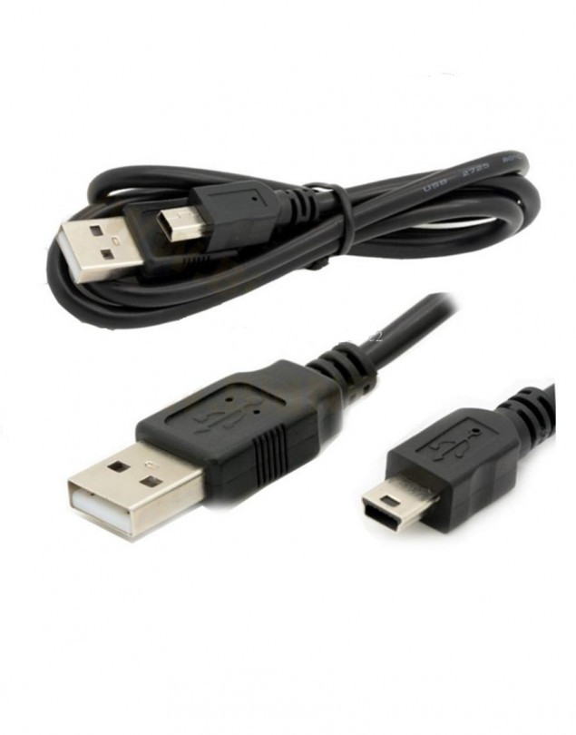 USB A ERKEK  2.0 5 PİN MİNİ USB KABLO 100 CM  (AMBALAJSIZ)