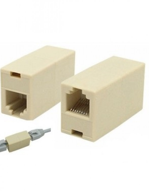 RJ45 Cat6 Konnektör Keystone Jack Dişi Dişi Ara Uzatma Patch Pan