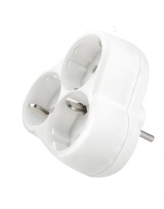 Viko Yonca Topraklı Priz 3lü Üçlü Golyat Priz Çoğaltıcı Çoklayıcı