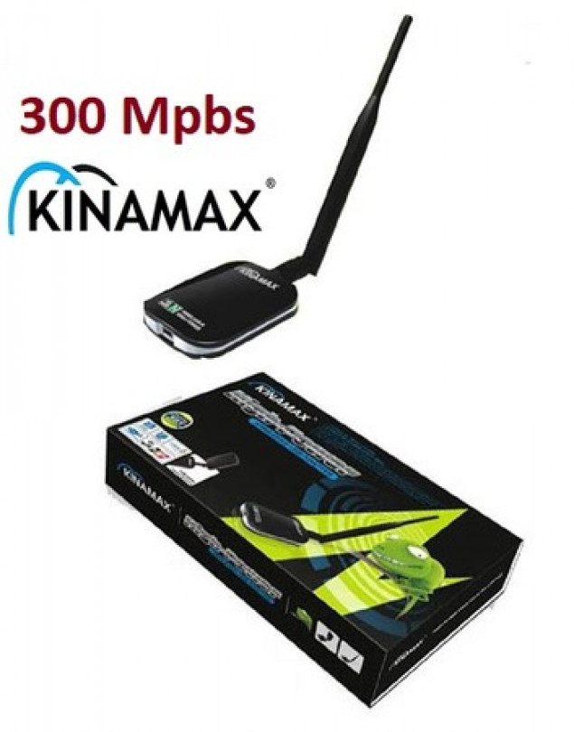 KINAMAX 300 Mbps ANTENLİ WİRELESS ADAPTÖR KABLOSUZ AĞ PC Wİ-Fİ