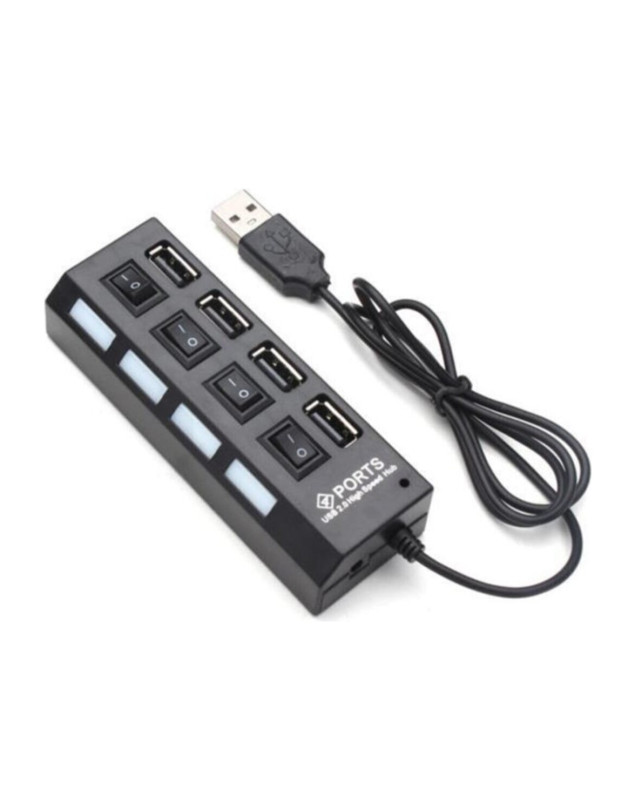 USB 2.0 HUB ÇOKLAYICI 4 PORT ANAHTARLI